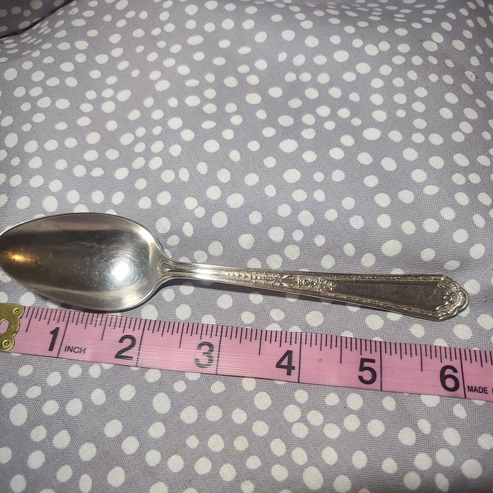Silver Plate Teaspoon Holmes & Edwards Romance Pattern Formal Elegant